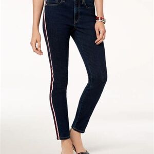 Tommy Hilfiger Striped Skinny Jeans
